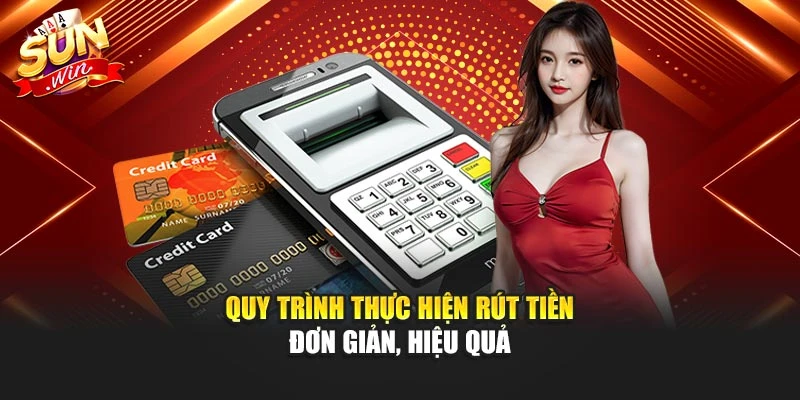 Quy trình thực hiện rút tiền đơn giản, hiệu quả